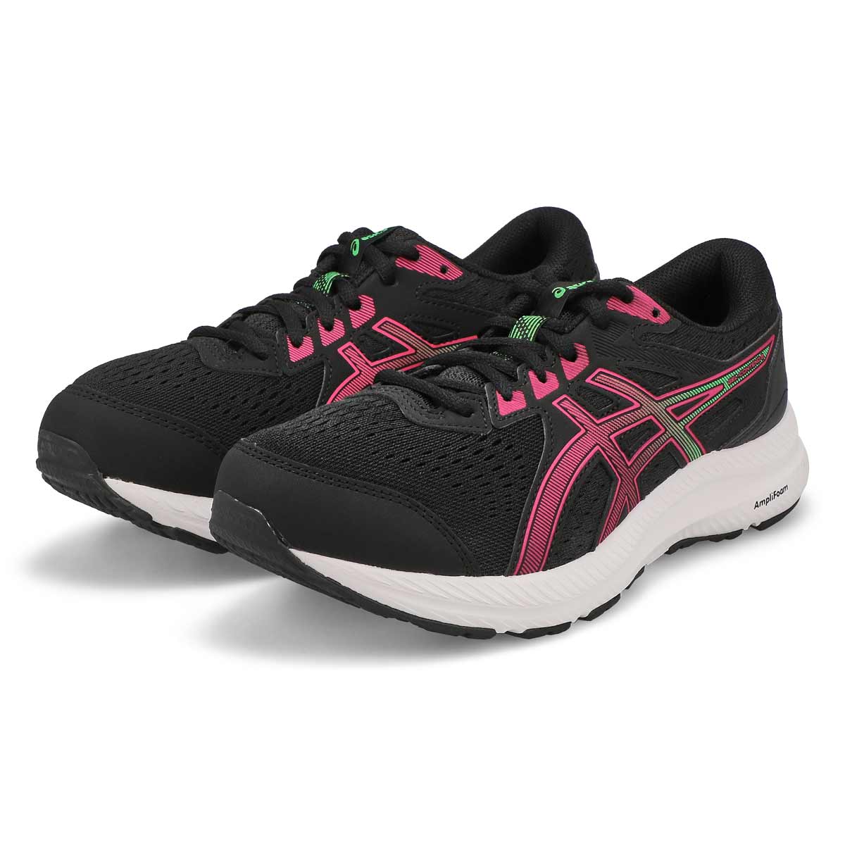 Ladies Gel-Contend 8 Wide Performance Runner - Black/Pink
