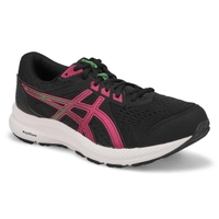 Ladies Gel-Contend 8 Wide Performance Runner - Black/Pink