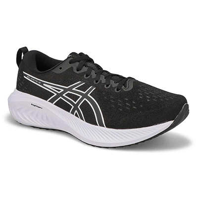 Chaussure de course de performance Gel Excite 10, noir/blanc, femmes - LARGE
