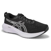 Ladies Gel Excite 10 Wide Performance Runner- Black/White