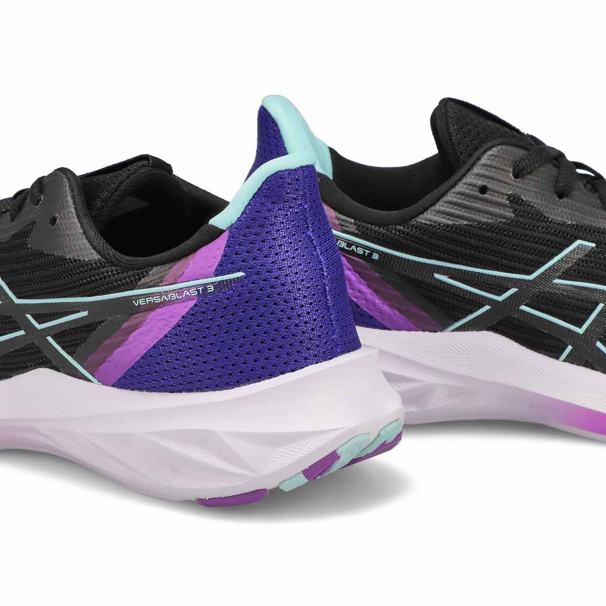 Ladies Versablast 3 Performance Runner - Black/Aqua