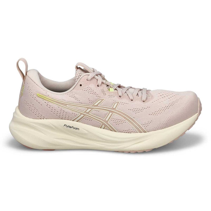Chaussure de course de performance GEL-PULSE 16, beige minéral/crème, femmes