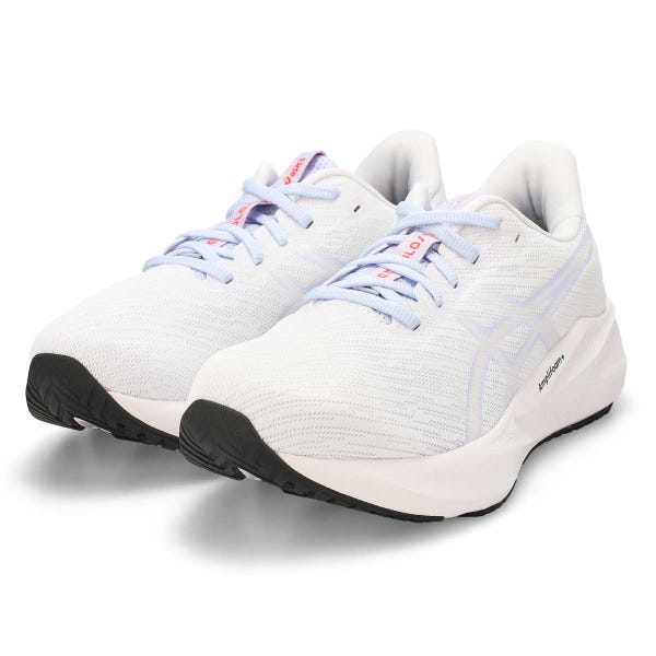 Women's Versablast 4 Lace Up Performance Sneaker - White/Blue Fade