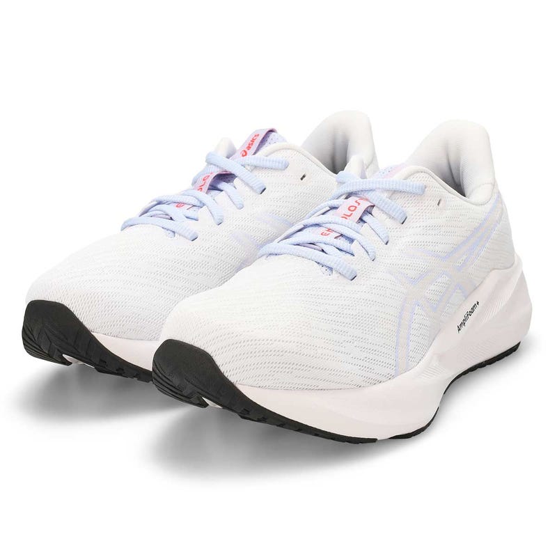 Women's Versablast 4 Lace Up Performance Sneaker - White/Blue Fade