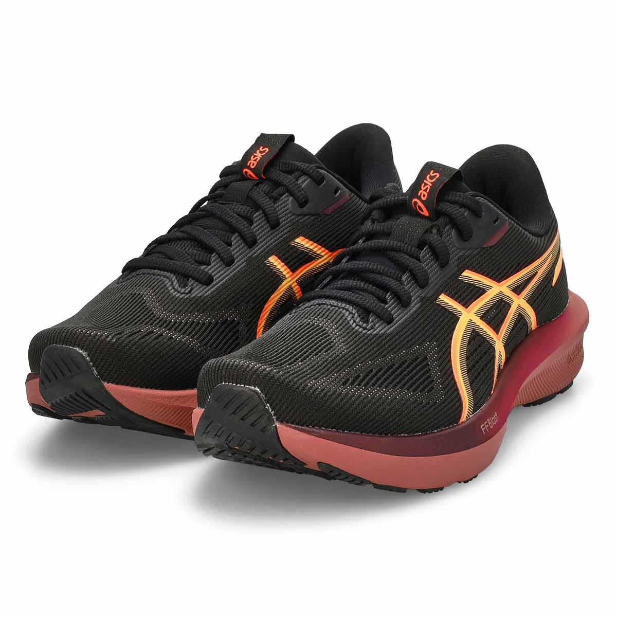 Women's  GT-1000 14 Lace Up Performance Sneaker - Black/Vivid Coral