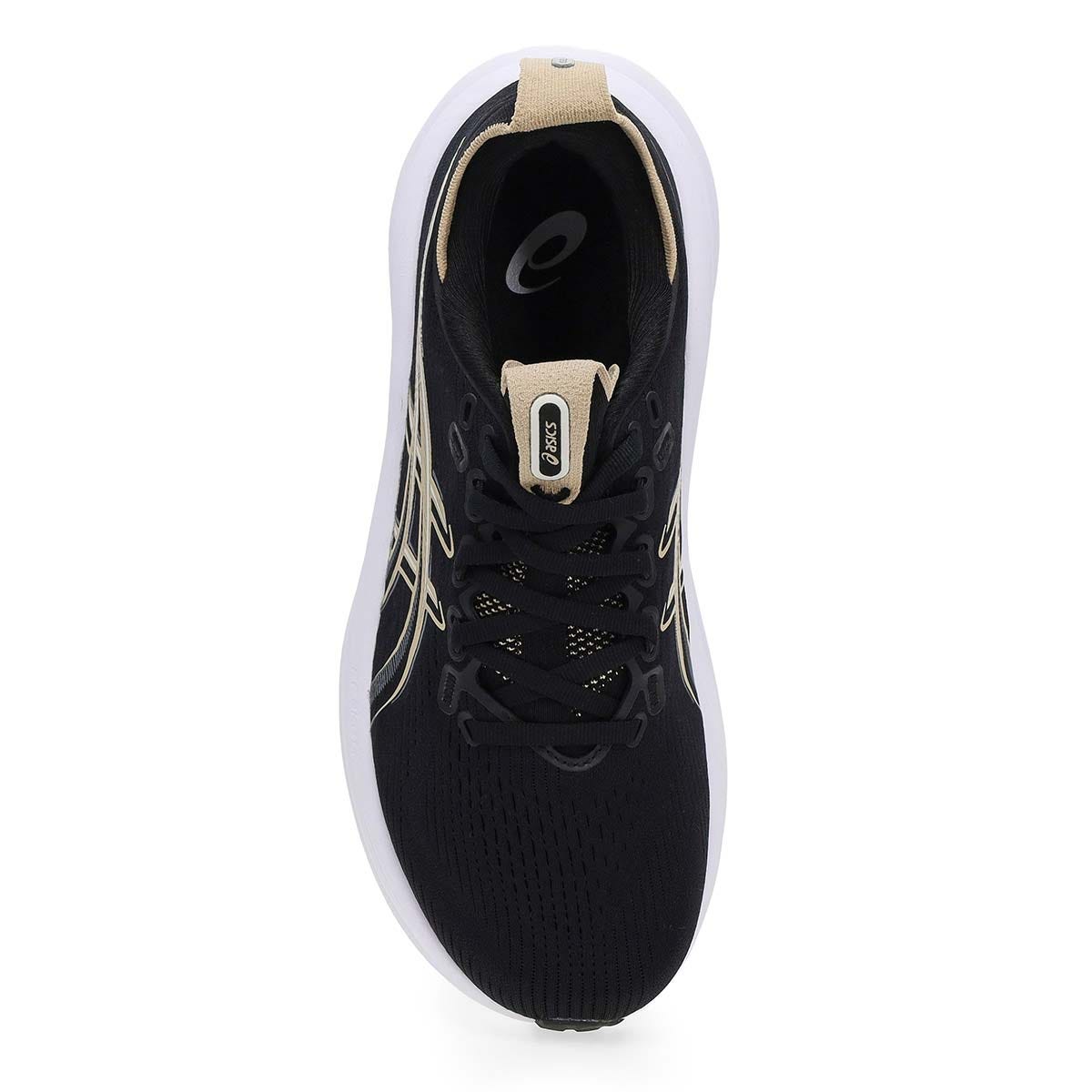 Baskets de performance GEL-NIMBUS 28, noir/plume grise, femmes