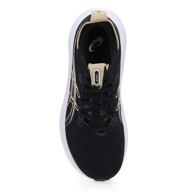 Baskets de performance GEL-NIMBUS 28, noir/plume grise, femmes
