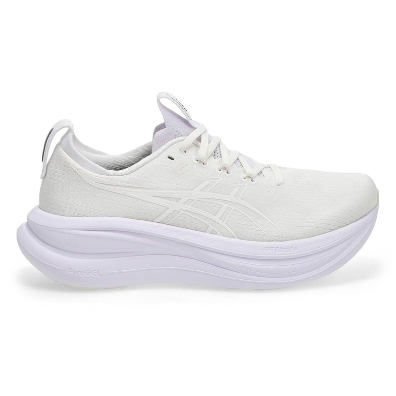 Baskets de performance GEL-NIMBUS 28, blanc/blanc, femmes