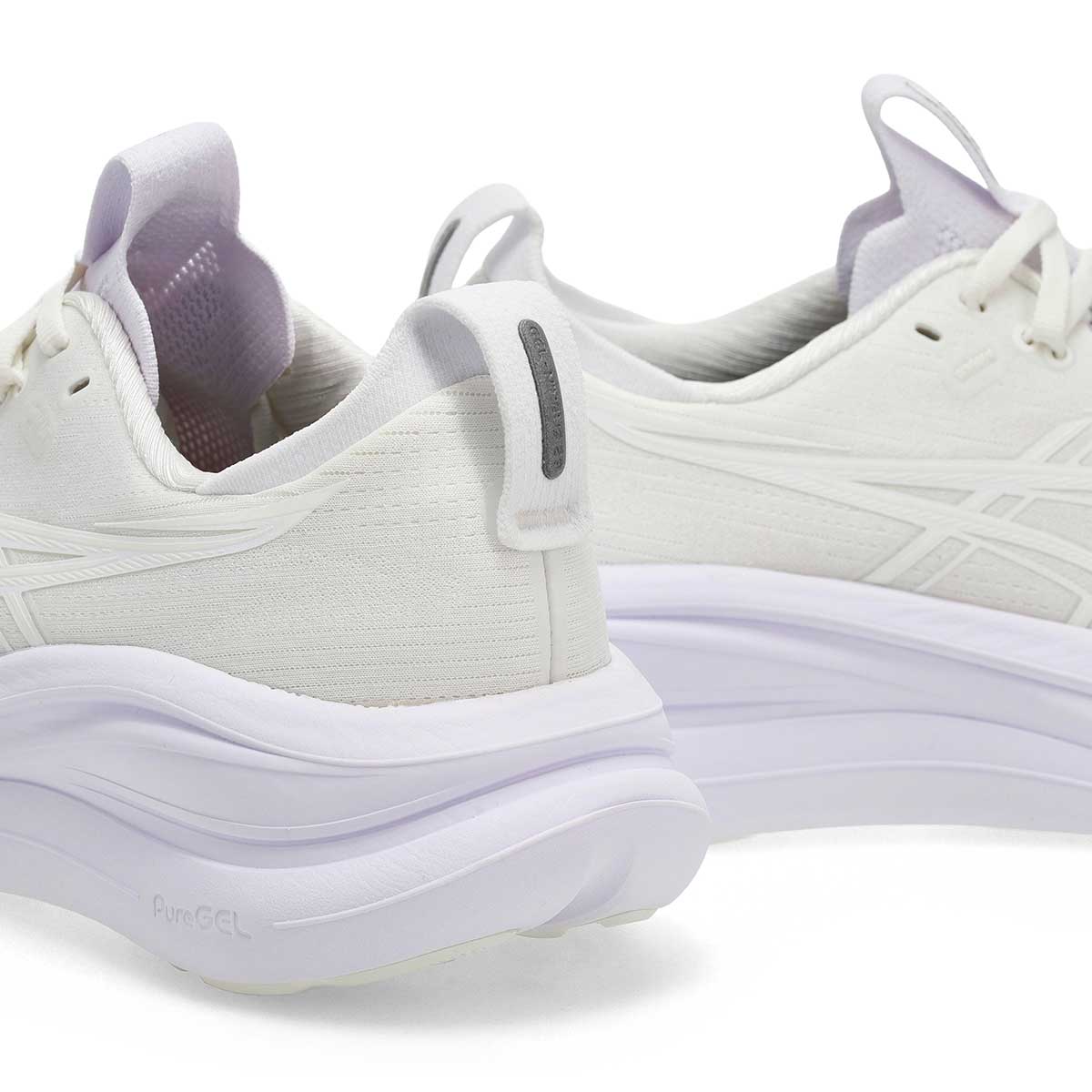 Baskets de performance GEL-NIMBUS 28, blanc/blanc, femmes