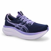 Baskets de performance GEL-NIMBUS 28, minuit/jacinthes, femmes