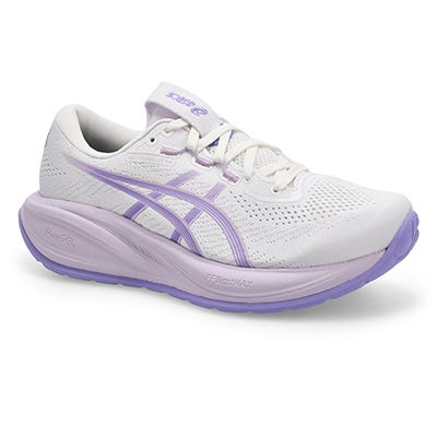 Lds Gel-Cumulus 28 Wide Performance Sneaker - White/ Bluebell