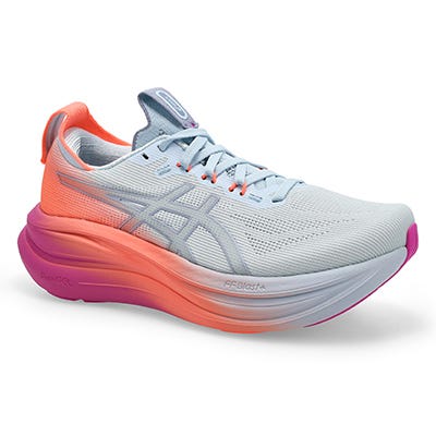 Lds Gel-Nimbus 28 Sunny Sizzle Performance Sneaker - Sky/Digital Sakura