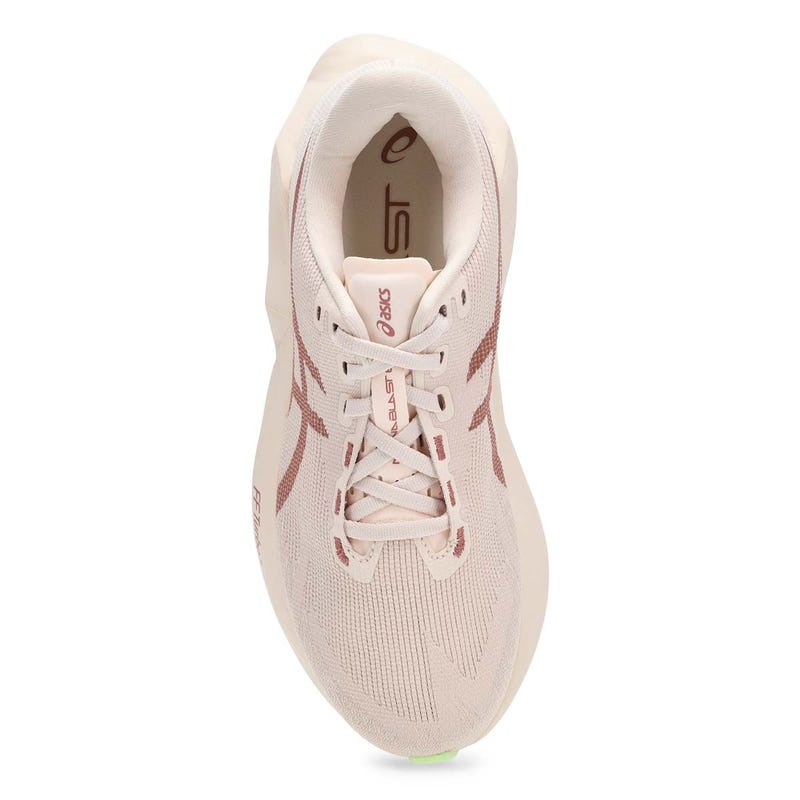 Espadrille de performance NovaBlast 6 pour femmes – Rose poussière/Jaune illuminateur