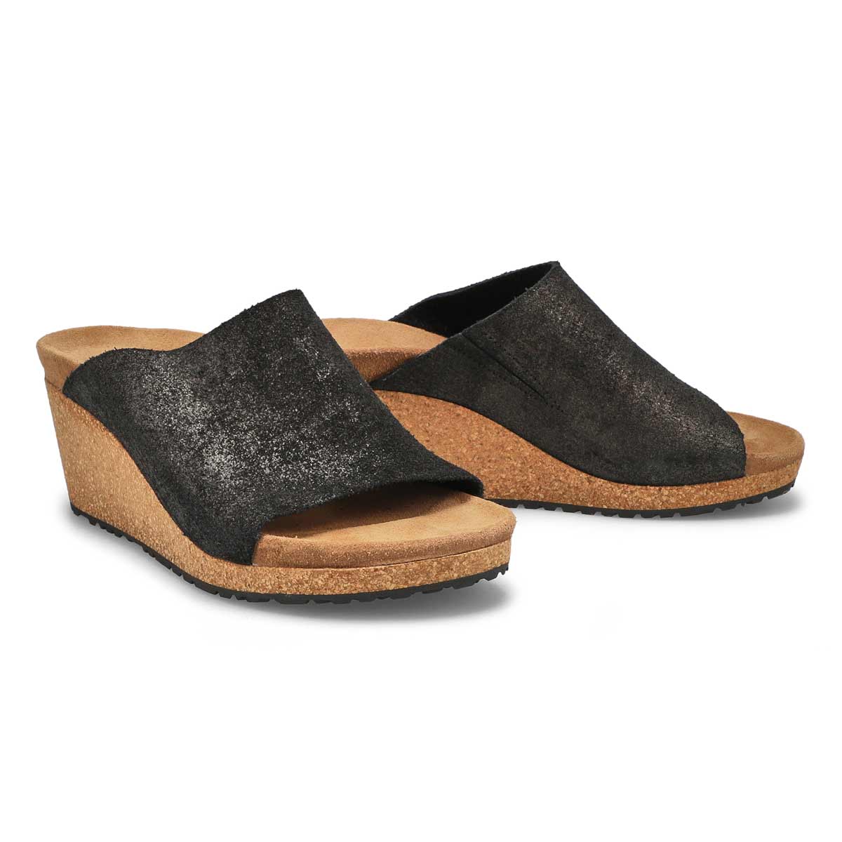 Sandales étroites NAMICA, noir antique mét.,femmes