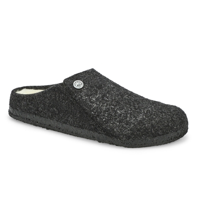 Lds Zermatt Shearling Narrow Slipper - Anthracite