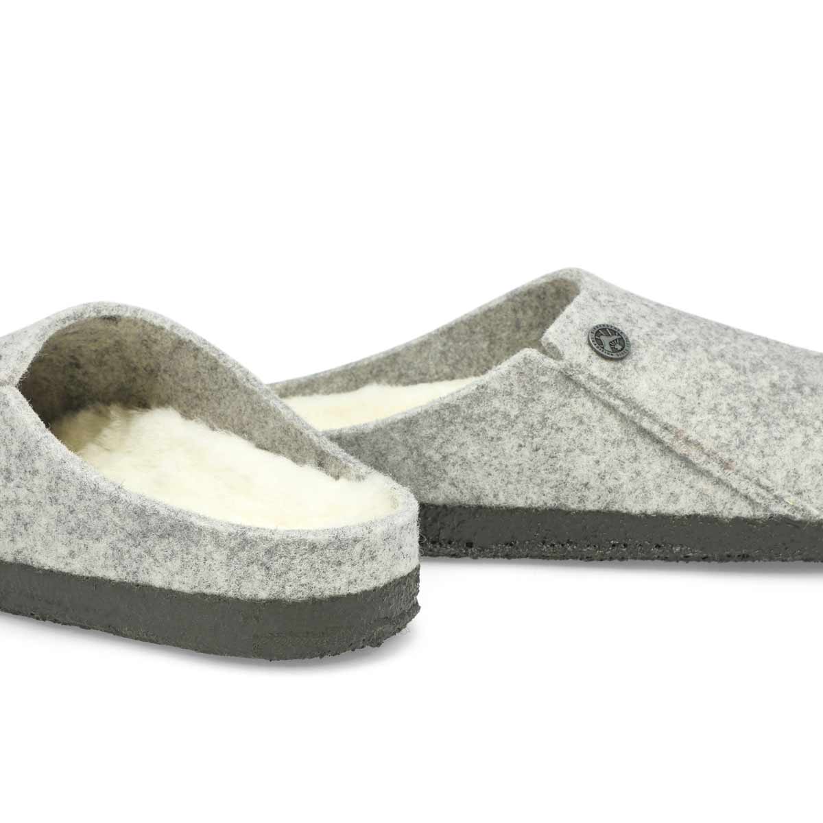 Women's Zermatt Shearling Narrow Slipper - Light Grey