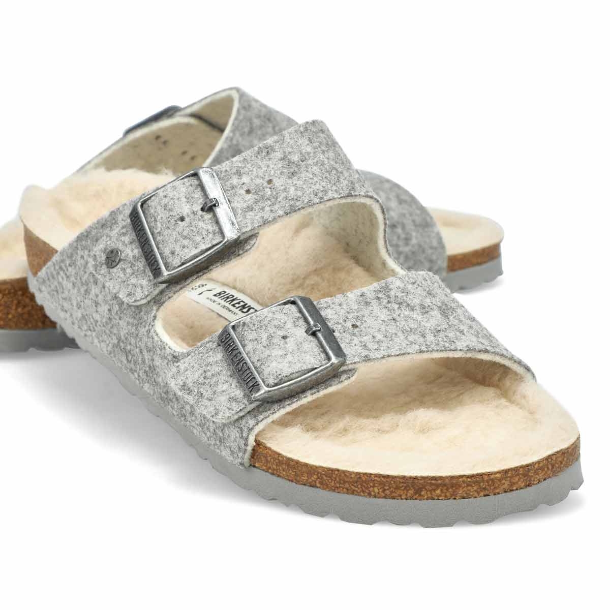 Sandales étroites ARIZONA, gris pâle, femmes