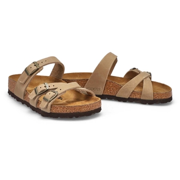 Women's Franca Oiled Leathers Sandal - Tobacco