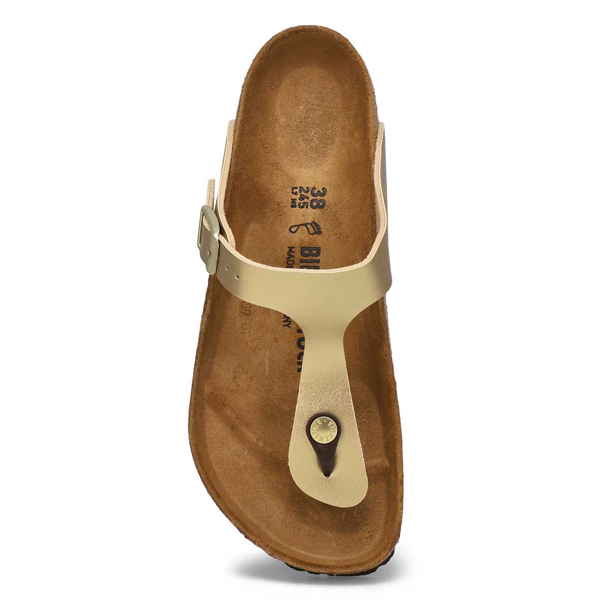 Birkenstock Gizeh, Birko Flor Gold