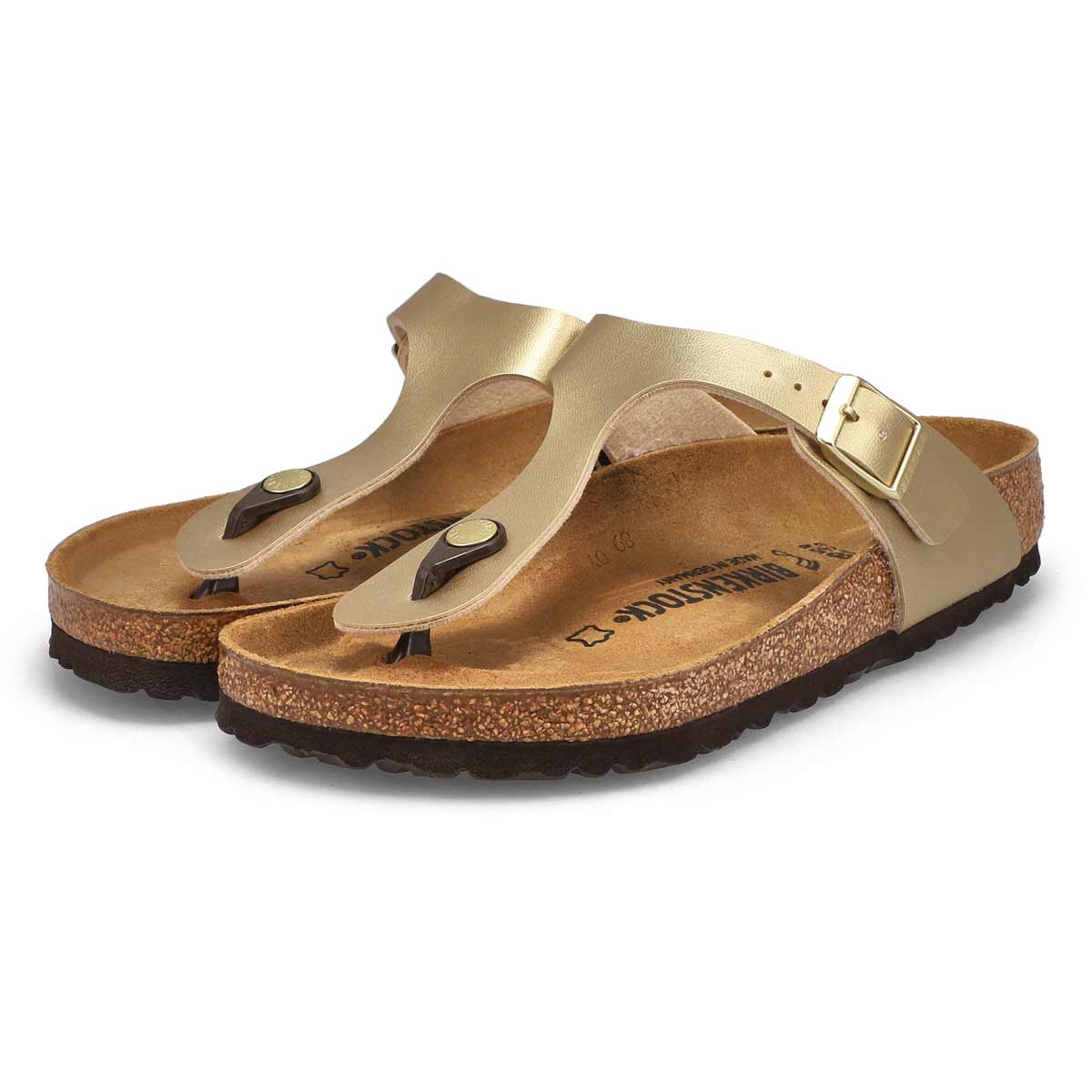 Women's Gizeh Birko-Flor Thong Sandal - Gold