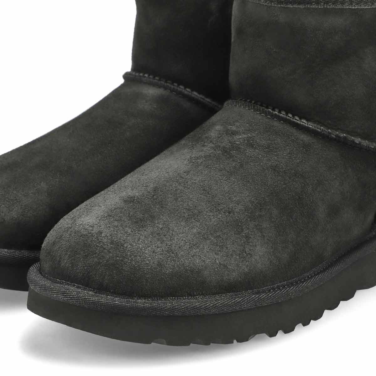 UGG Women's Classic Mini II Boot - Black | SoftMoc.com