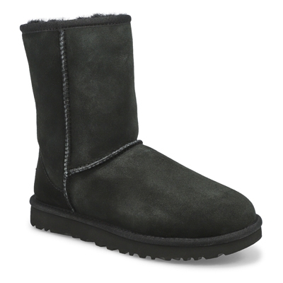 Lds Classic Short II Sheepskin Boot - Black