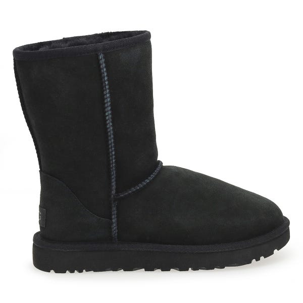 Women's Classic Short II Sheepskin Boot - Black