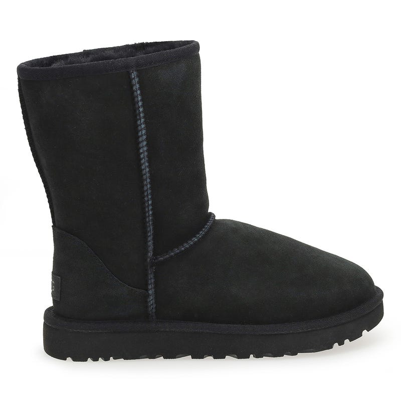 Women's Classic Short II Sheepskin Boot - Black