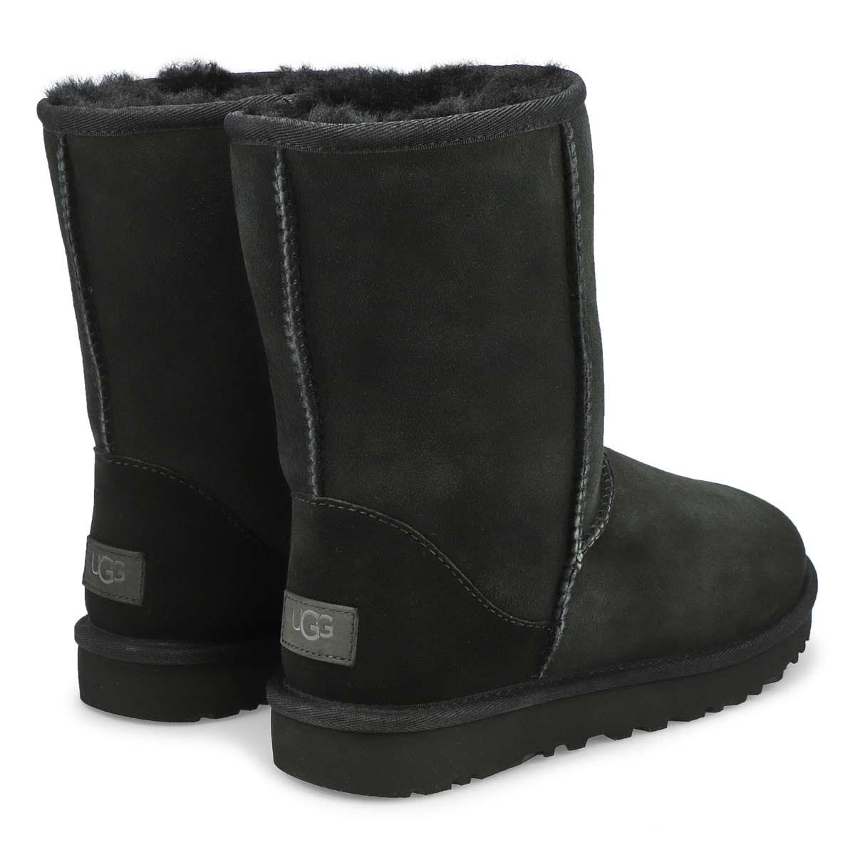 Women's Classic Short II Sheepskin Boot - Black