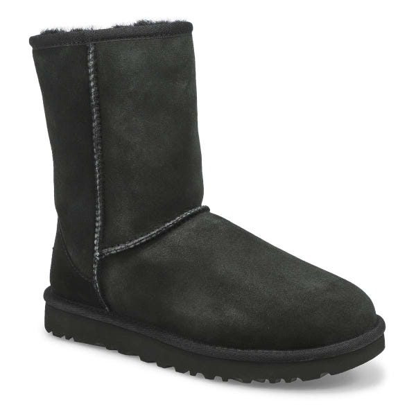 Women's Classic Short II Sheepskin Boot - Black