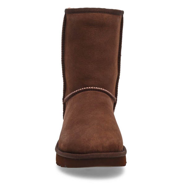Botte en peau de mouton Classic Short II pour femmes - cacao poudré