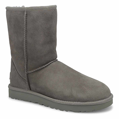 Lds Classic Short II Sheepskin Boot - Grey