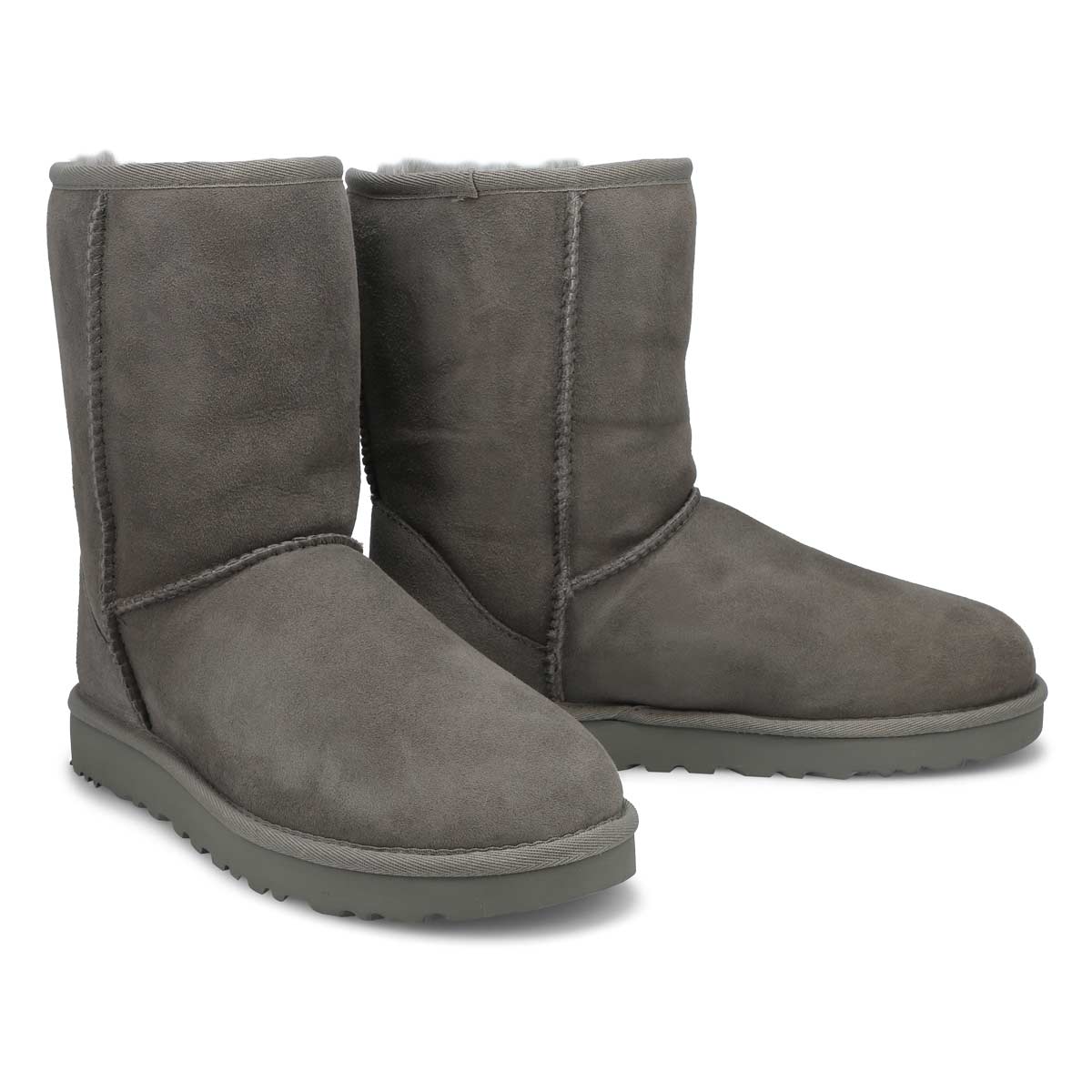 Women's Classic Short II Sheepskin Boot - Grey