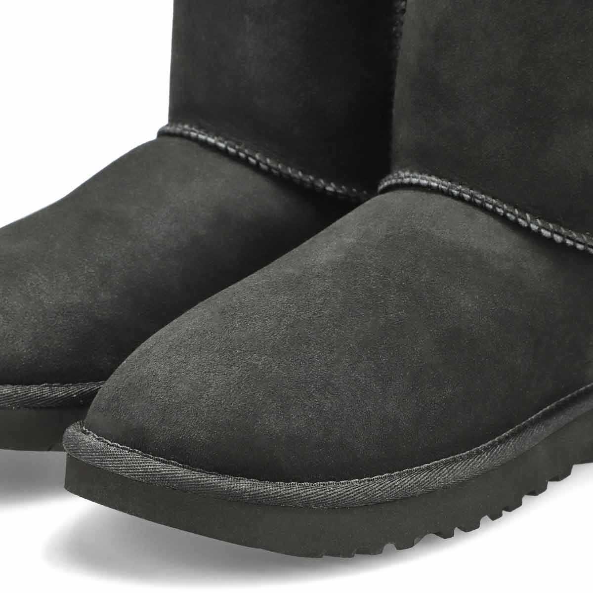 Women's CLASSIC TALL II black sheepskin boots