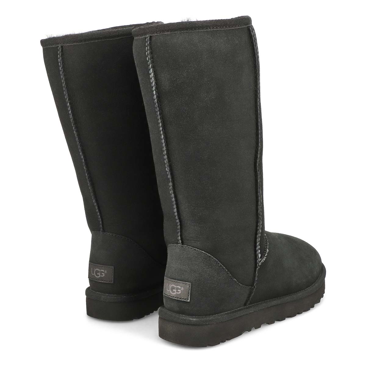 Bottes CLASSIC TALL II, mouton noir, femmes
