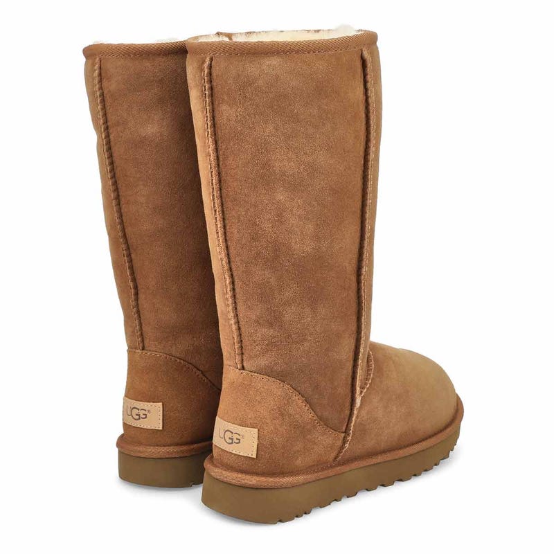 Women's Classic Tall II chestnut sheepskin boots