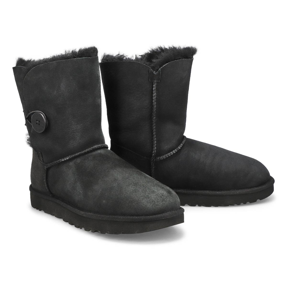 Women's Bailey Button II Sheepskin Boot - Black