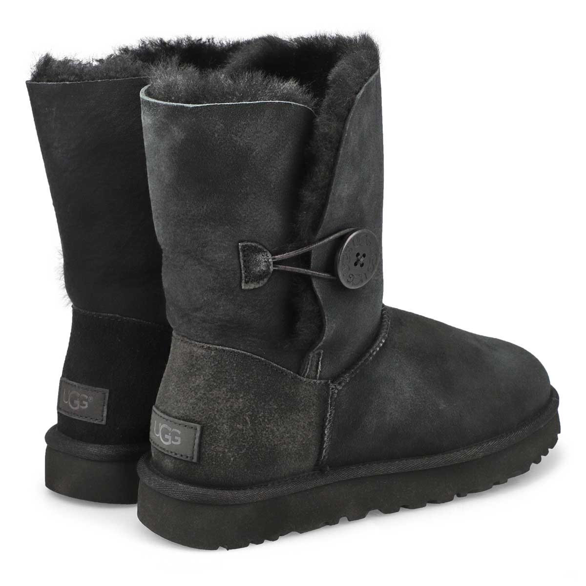 Women's Bailey Button II Sheepskin Boot - Black