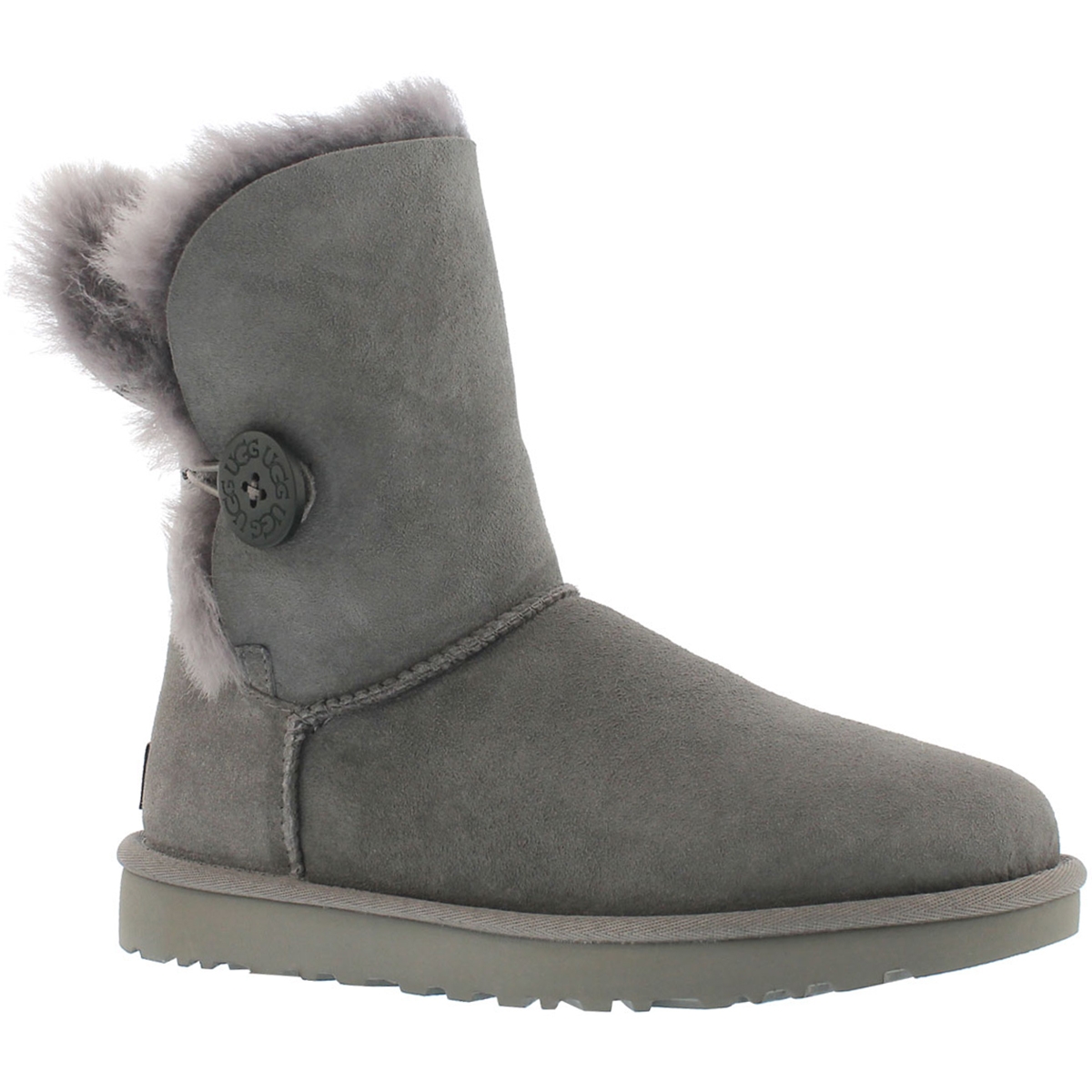 grey ugg bailey button boots