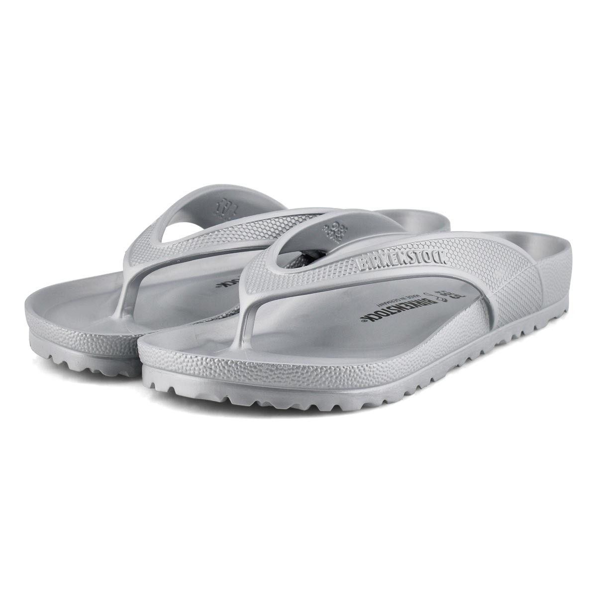 birkenstock silver thong sandals