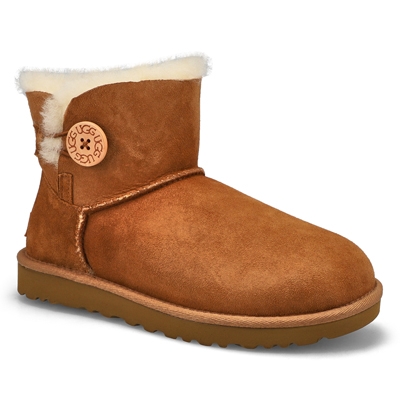 Lds Mini Bailey Button II Boot - Chestnut