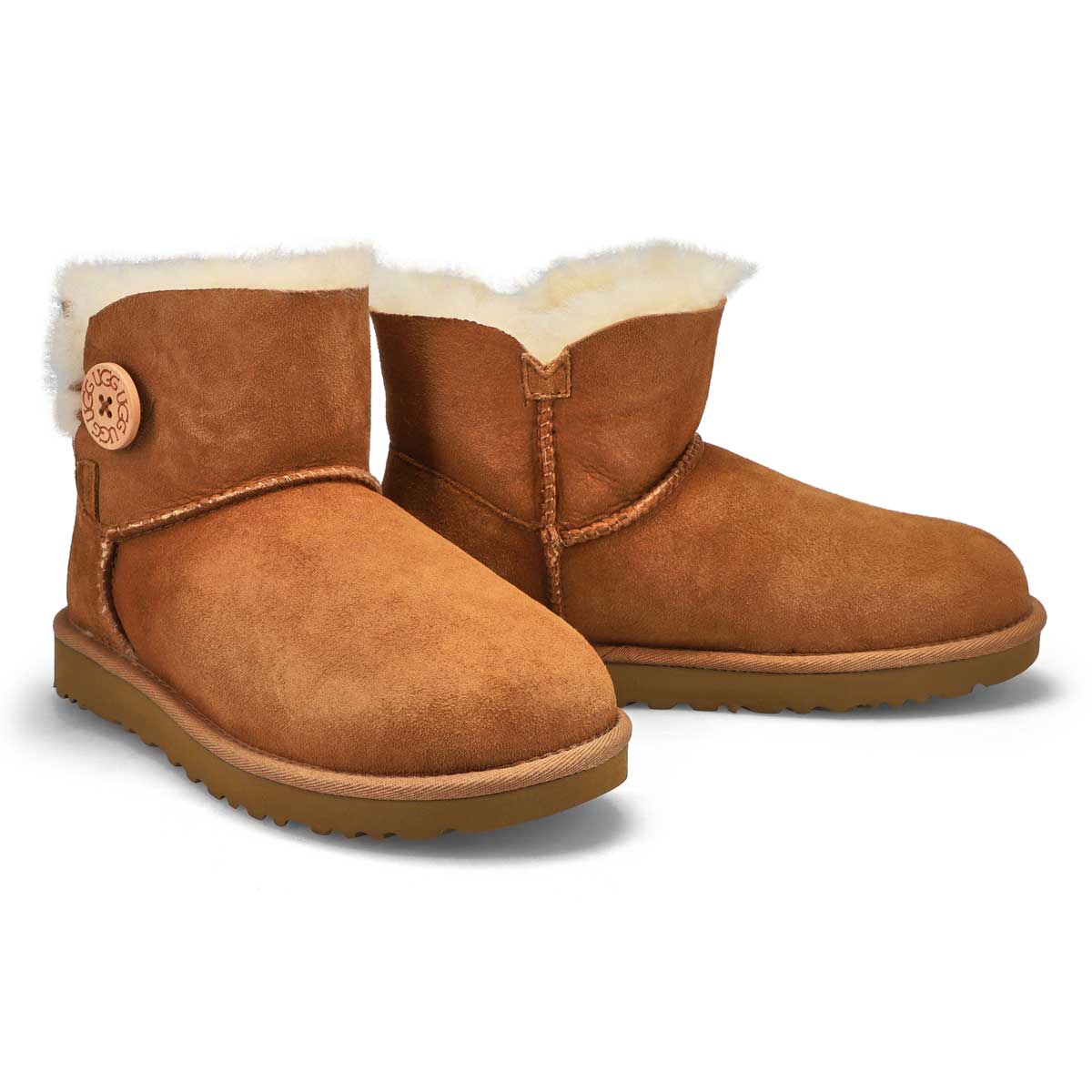 Women's Mini Bailey Button II Boot - Chestnut