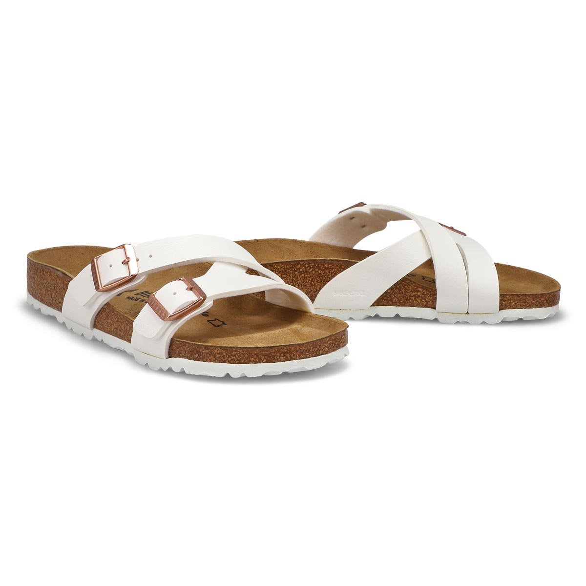 Women's Yao 2 Strap Narrow Sandal  - White