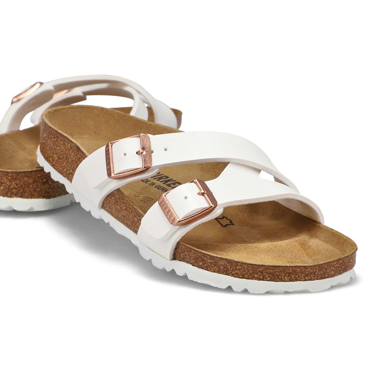 Women's Yao 2 Strap Narrow Sandal  - White