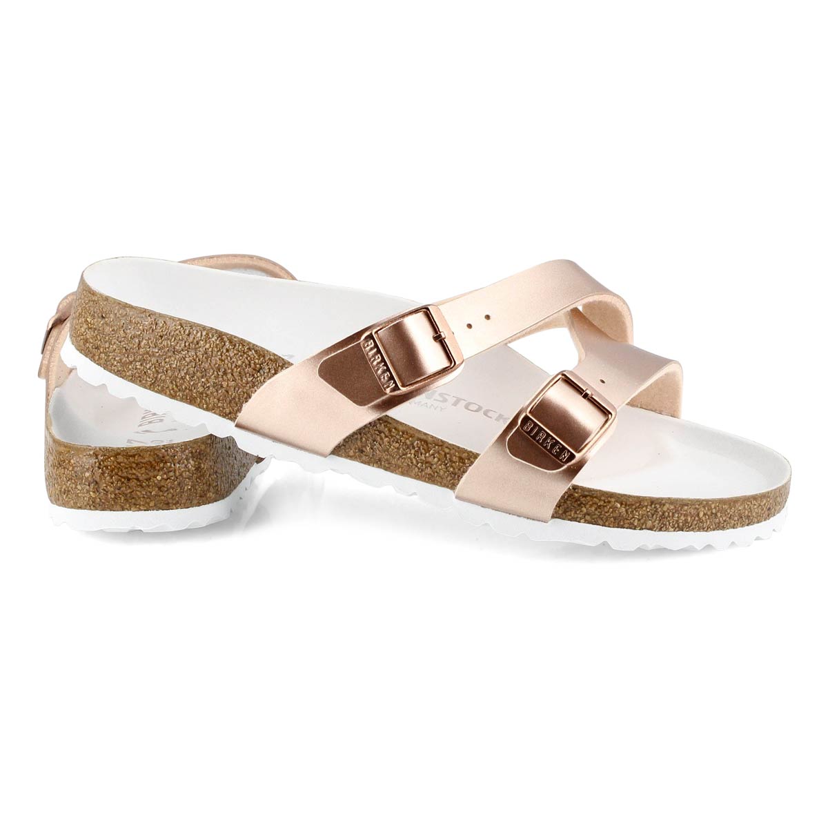birkenstock yao metallic copper