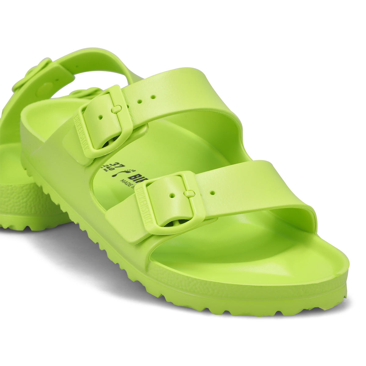 Sandale étroite ARIZONA EVA, vert lime vif, femmes
