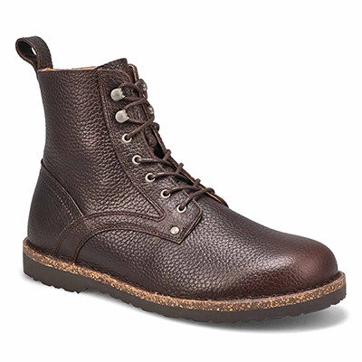 Mns Bryson ginger lace up combat boot
