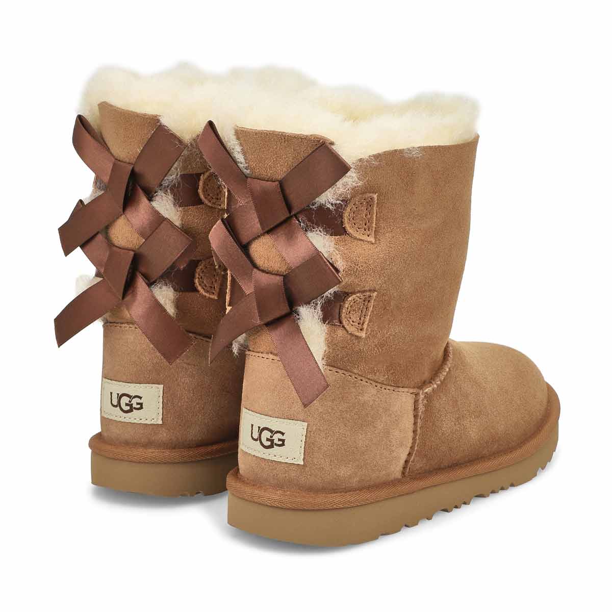 UGG Girl's Bailey Bow II Sheepskin Boot - Che