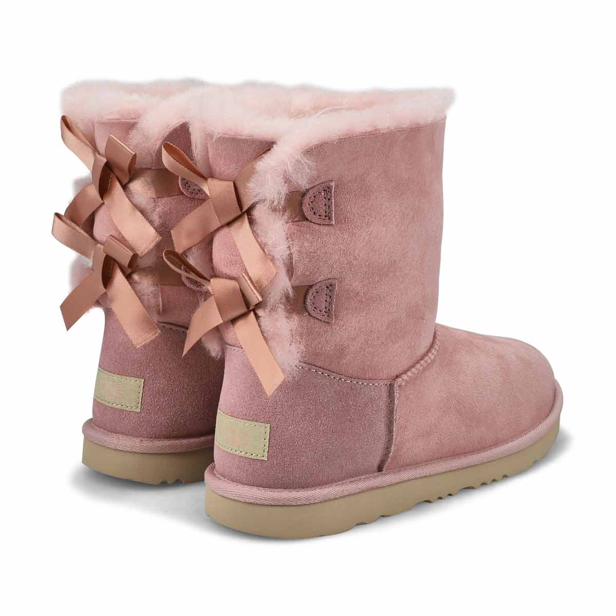 UGG Girl's Bailey Bow II Sheepskin Boot - Che