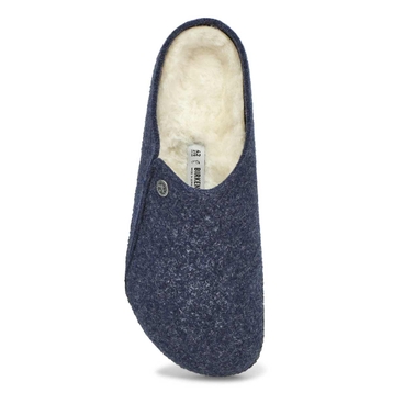 Mens Zermett Shearling Slipper - Dark Blue